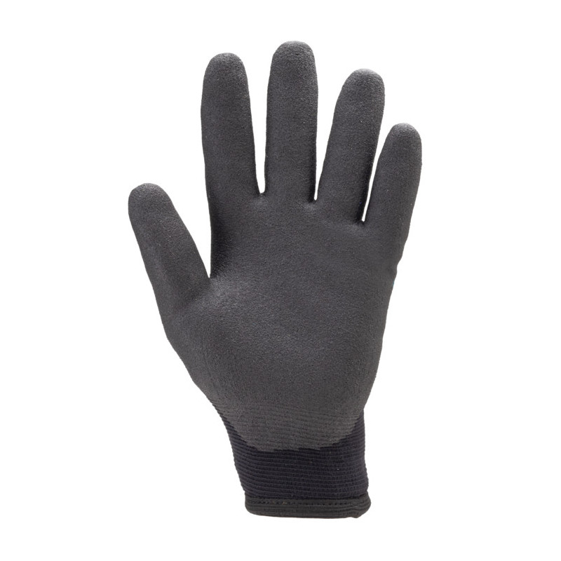 Gants EURO-ICE 2 nylon noir et acrylique, paume enduite mousse PVC noir - COVERGUARD | 1WIPP0