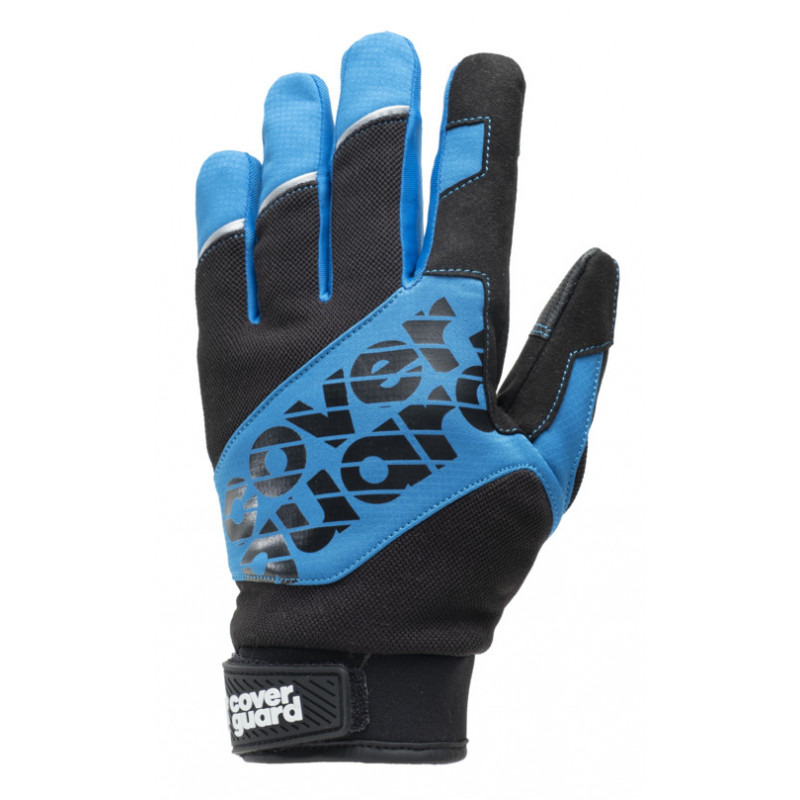 Gants EUROWINTER MX100 type mécanique froid, noir et bleu - COVERGUARD | 1WIDX00