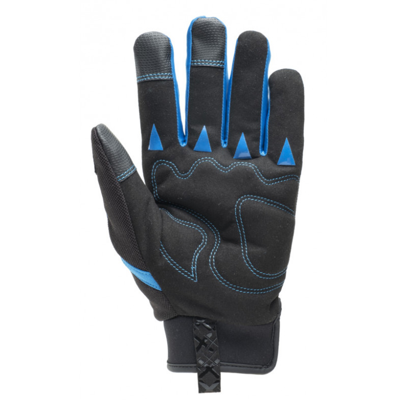 Gants EUROWINTER MX100 type mécanique froid, noir et bleu - COVERGUARD | 1WIDX00
