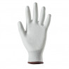 Gants EUROLITE 13P100 polyester blanc J13 paume enduite PU blanc - COVERGUARD | 1PUBW