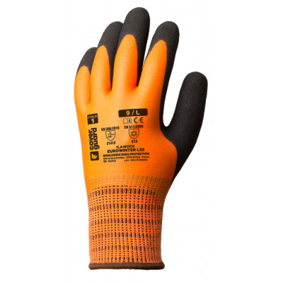 Gants EUROWINTER L22 fourré acrylique double enduction latex - COVERGUARD | 1LAWO