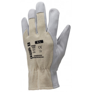Gants maîtrise EUROSTRONG 850, fleur de caprin, jersey écru - COVERGUARD | 1DRI850