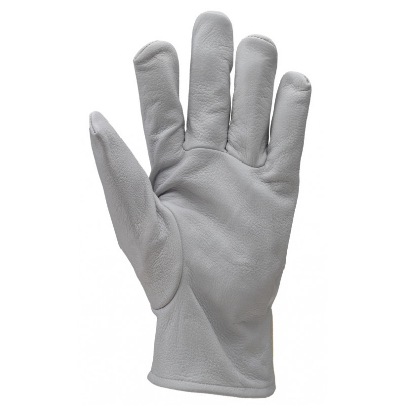 Gants maîtrise EUROSTRONG 850, fleur de caprin, jersey écru - COVERGUARD | 1DRI850