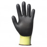 Gants EUROCUT N318HVC cut B. HPPE J18 jaune 3/4 enduit mousse nitrile - COVERGUARD | 1CRBF