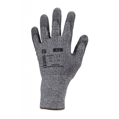 Gants EUROCUT 1CRAG CUT C. HDPA gris J13 paume enduite PU gris - COVERGUARD | 1CRAG