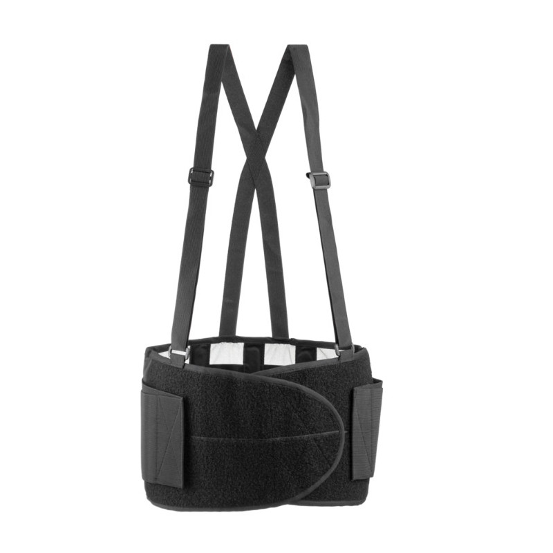 Ceinture lombaire - LUMBAR BELT - Bretelles élastiquées + Scratch - Noir - COVERGUARD | MO78105