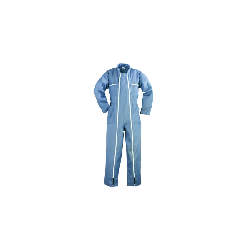 Combinaison 2 zips - FACTORY - 65% PES/35% CO 245g/m2 - Gris - COVERGUARD | MO74530