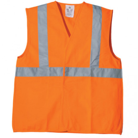 Gilet de sécurité - YARD - 100% PES + Baudrier - Orange HV - COVERGUARD | MO70226
