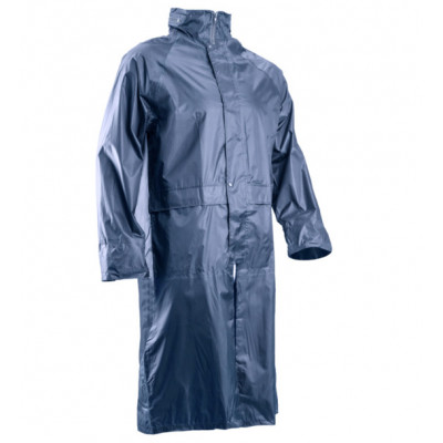 Manteau de pluie - PVC COAT - 100% PES enduit PVC souple 185g/m2 - Marine - COVERGUARD | MO50625