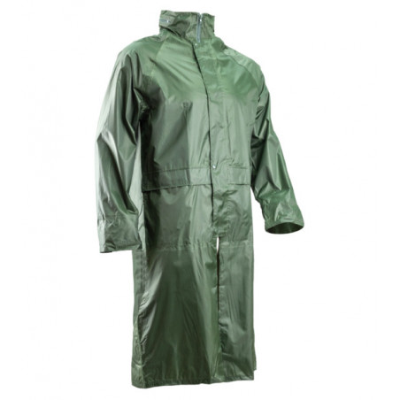Manteau de pluie - PVC COAT - 100% PES enduit PVC souple 185g/m2 - Vert - COVERGUARD | MO50605