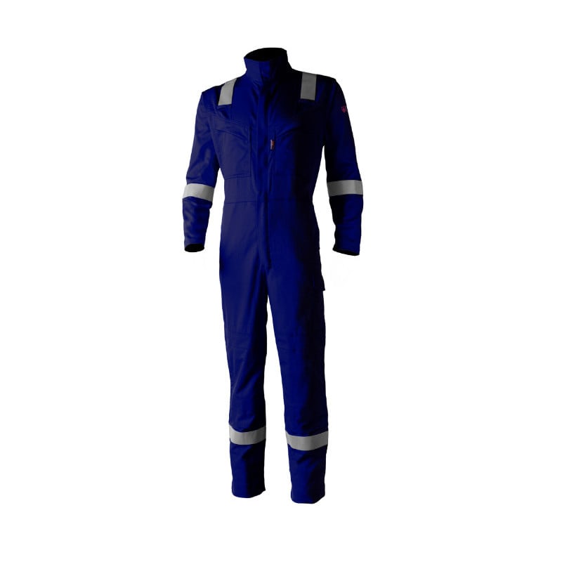 Combinaison - THOR - 78% Coton/20% Polyester/2% Fibre antistatique 300g/m2 + Bandes - Marine - COVERGUARD | 8MTHCN