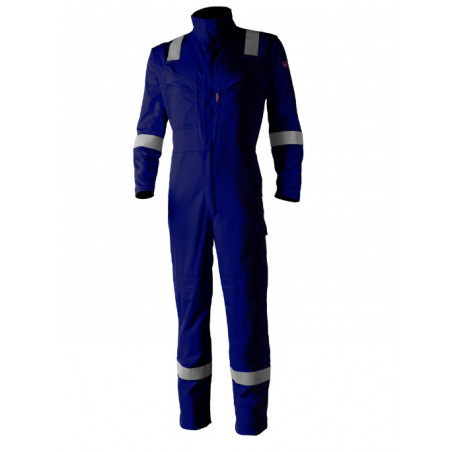 Combinaison - THOR - 78% Coton/20% Polyester/2% Fibre antistatique 300g/m2 + Bandes - Marine - COVERGUARD | 8MTHCN