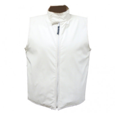 Gilet froid - FOOD - 100% PES enduit PU 200g/m2 + Matelassage 100g/m2 - Blanc - COVERGUARD | 8FOOG