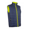 Gilet froid - YORU - Réversible Ripstop 100% PES +  Bandes segmentées - Jaune HV/Marine - COVERGUARD | 5YOR160