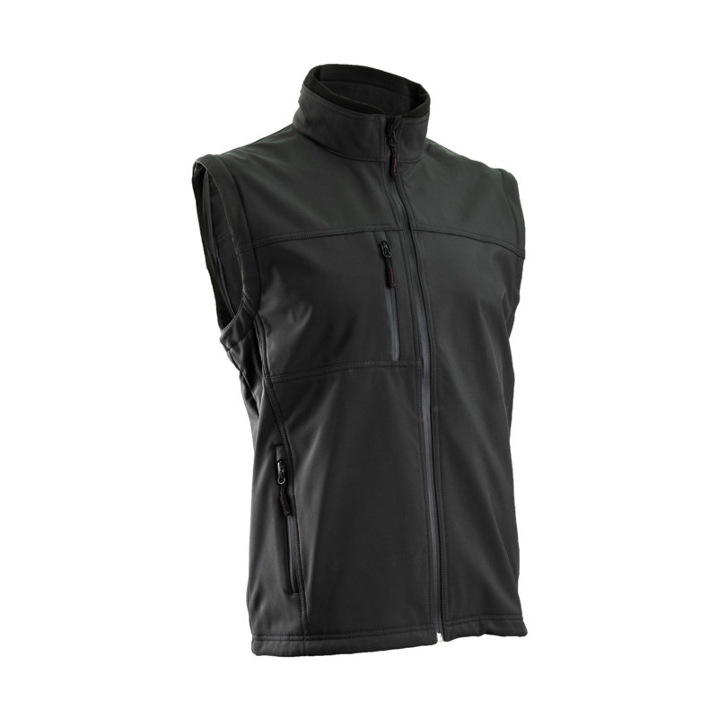 Veste Softshell - YANG 2/1 - 94% PES/6% EA + TPU membrane + Polaire - 310g/m2 - Noir - COVERGUARD | 5YAND