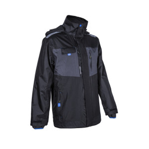 Parka 3/1 - WANI - Parka: Ripstop 100% PES enduit PVC + Veste: Softshell 3 couches 300g/m2 - Marine - COVERGUARD | 5WAN01