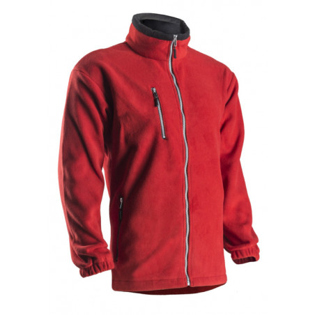 Veste - ANGARA - Polaire 100% PES - 450 g/m2 Rouge (délai de livraison plus long) - COVERGUARD | 5VANR