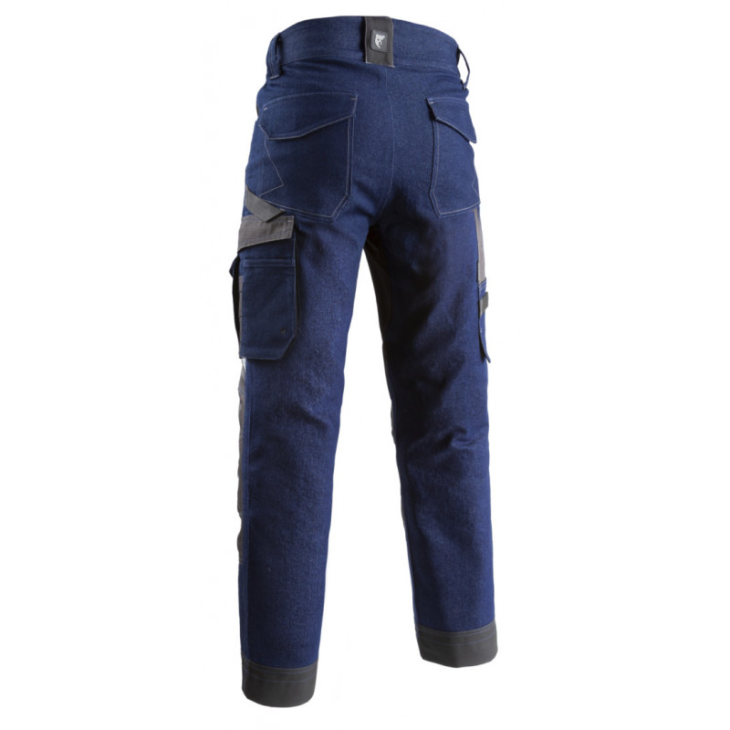 Pantalon - TELICA - 70% CO/28% PES/2% EA 380g/m2 + Oxford - Denim - COVERGUARD | 5TLP420