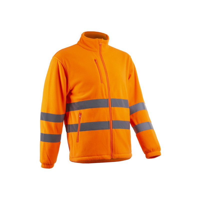 Veste polaire - RITTO - 100% PES 280g/m2- Orange HV - COVERGUARD | 5RIT170