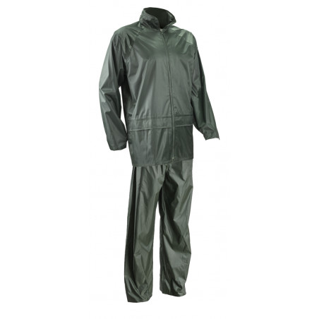 Ensemble de pluie - PLUVIO - 100% Polyester enduit PVC souple 200g/m2 - Vert - COVERGUARD | 5PLS080