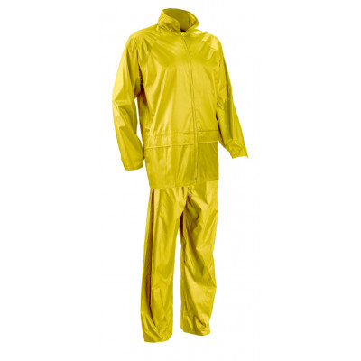 Ensemble de pluie - PLUVIO - 100% Polyester enduit PVC souple 200g/m2 - Jaune - COVERGUARD | 5PLS060