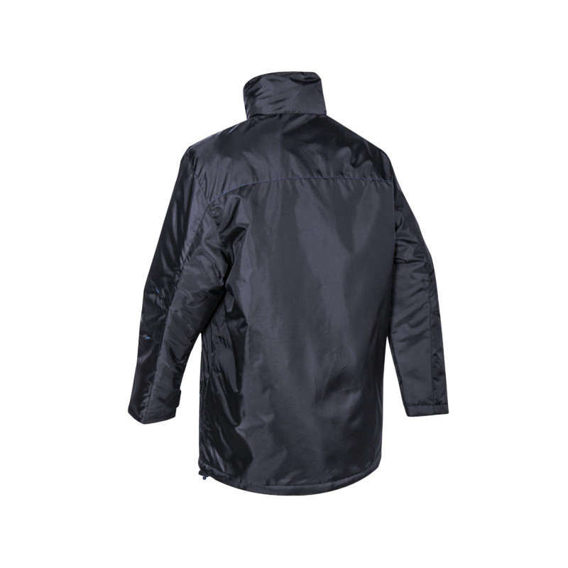 Parka - PANDA - 200D Oxford 100% PES enduit PU + Matelassage 160g/m2 - Noir/Bleu - COVERGUARD | 5PDA01