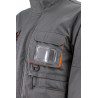 Veste - PADDOCK II - 60% CO/40% PES 245g/m2 - Gris/Orange - COVERGUARD | 5PAV150