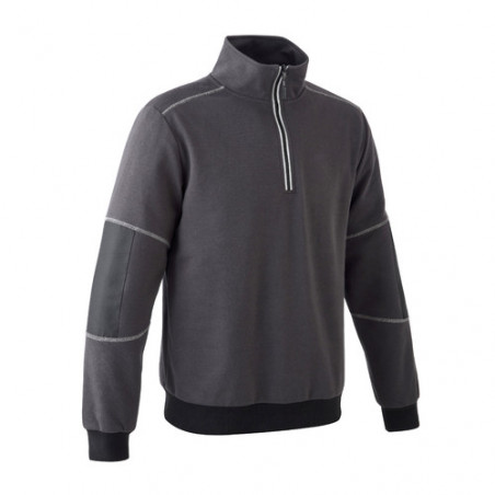 Sweat - ORCKA - Molleton 70% CO/30% PES + TPU membrane + Micromink 520g/m2 - Anthracite - COVERGUARD | 5ORC150