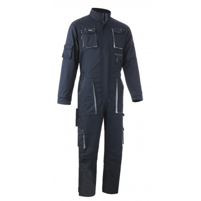 Combinaison - NAVY II - 60% CO/40% PES 245g/m2 - Marine/Gris - COVERGUARD | 5NAC050