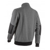 Veste thermique - MIKAN - Molleton 70% CO/30% PES 300g/m2 + Empiècements Ripstop - Gris chiné/Lime - COVERGUARD | 5MIK350