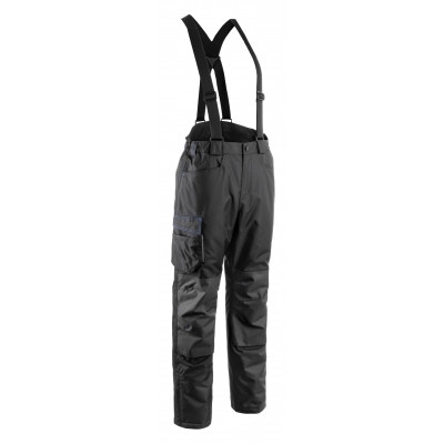 Pantalon hiver - MARMOTTE - 300D Oxford 100% PES enduit PU + Genouillères + Bretelles - Noir - COVERGUARD | 5MAR010