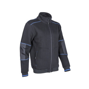 Veste thermique - KIJI - Molleton 70% CO/30% PES 300g/m2 + Empiècements 300D Oxford - Noir - COVERGUARD | 5KIJ01