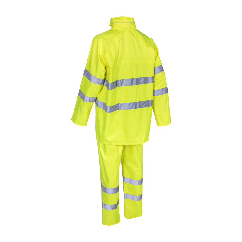 Ensemble de pluie - KAWA - 150D Oxford 100% PES enduit PU 140g/m2 - Jaune HV - COVERGUARD | 5KAW160