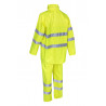 Ensemble de pluie - KAWA - 150D Oxford 100% PES enduit PU 140g/m2 - Jaune HV - COVERGUARD | 5KAW160