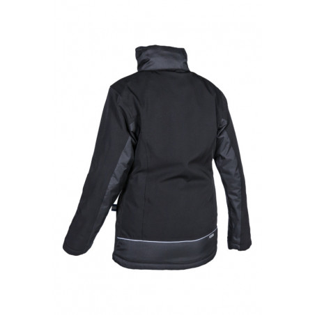 Parka femme - HIBARI - 94% PES/6% EA - Noir/Bleu - COVERGUARD | 5HIB01