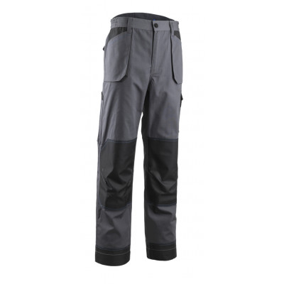 Pantalon - ESCALA - Ripstop 65% PES/35% CO 240g/m2 + Oxford - Gris/Bleu - COVERGUARD | 5ESP050