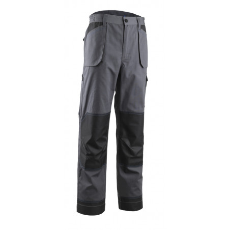 Pantalon - ESCALA - Ripstop 65% PES/35% CO 240g/m2 + Oxford - Gris/Bleu - COVERGUARD | 5ESP050