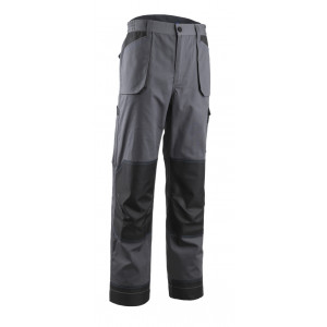 Pantalon - ESCALA - Ripstop 65% PES/35% CO 240g/m2 + Oxford - Gris/Bleu - COVERGUARD | 5ESP050