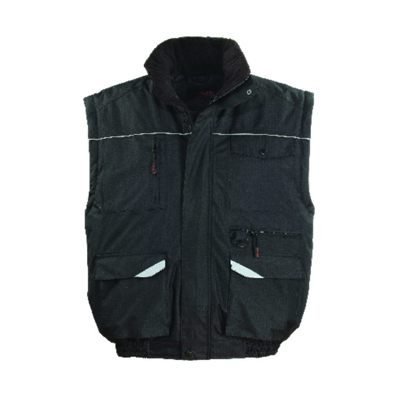 Blouson 2/1 - RIPSTOP - Ripstop 100% PES enduit PVC + Matelassage 140g/m2 - Noir - COVERGUARD | 5BMRB
