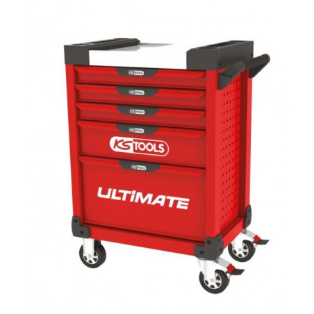 Servante Ultimate rouge, 5 tiroirs - KS Tools | 809.0005