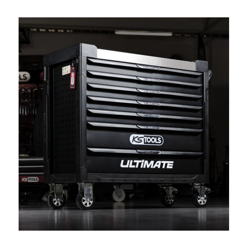 Servante ULTIMATE XL noire, 7 tiroirs KS Tools | 825.0007