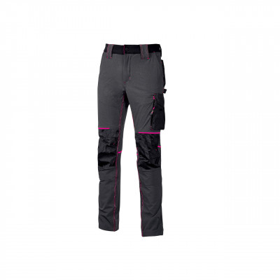Pantalons Atom Lady Grey Fucsia U-Power | PE145GF