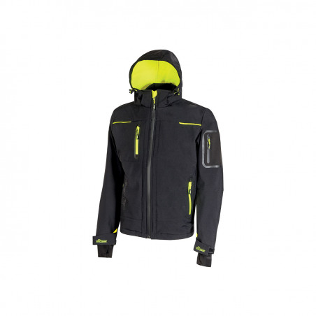 Veste Soft Shell Space Black Carbon U-Power | FU187BC
