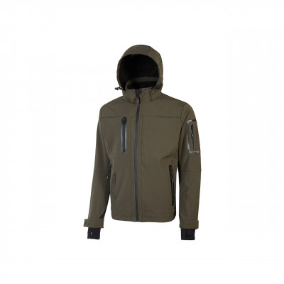 Veste Soft Shell Space Dark Green U-Power | FU187DG