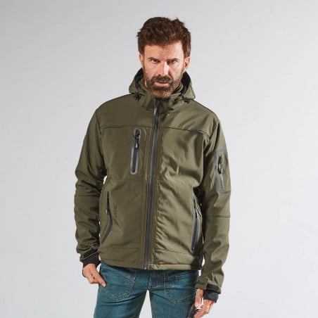 Veste Soft Shell Space Dark Green U-Power | FU187DG