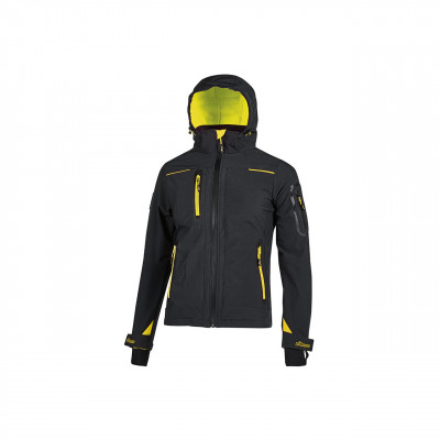 Veste Soft Shell Space Lady Black Carbon U-Power | FU259BC