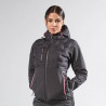 Veste Soft Shell Spock Lady Grey Fucsia U-Power | FU213GF