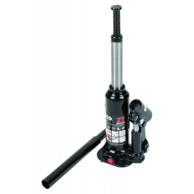 Cric Bouteille Hydraulique Bahco 4 Tonnes - Hauteur 193-373mm - Base En Acier Forgé - Soupape De Sécurité