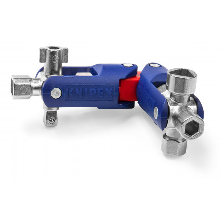 Clé universelle pour armoires de commande « DoubleJoint »  161 mm - KNIPEX | 001106V04