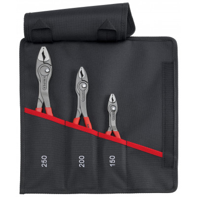 Trousse composée de 3 pinces KNIPEX TwinGrip 150mm, 200mm et 250mm - KNIPEX | 001961V01